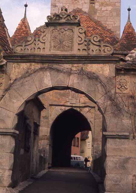 Rothenburg gated archway